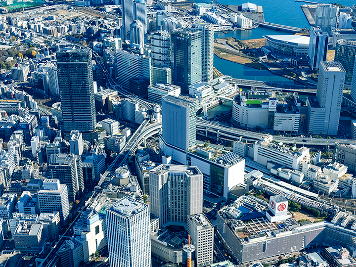 横浜空撮